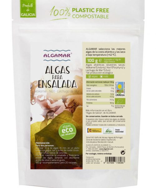 algas ensalada 100g algamar algas ensalada 100g algamar