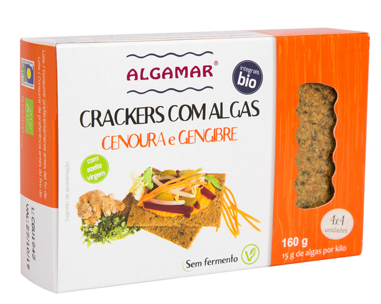Cracker Cenoura e Gengibre