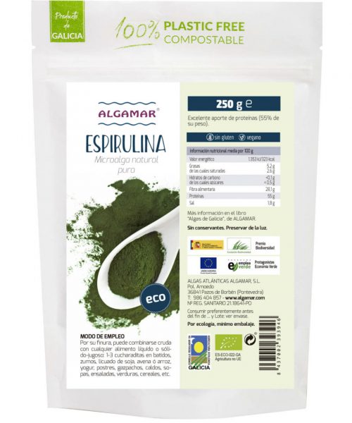 espirulina 250g algamar ESPIRULINA ALGAMAR
