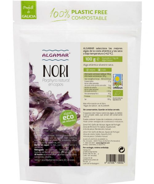 nori 100g algamar NORI 100G ALGAMAR
