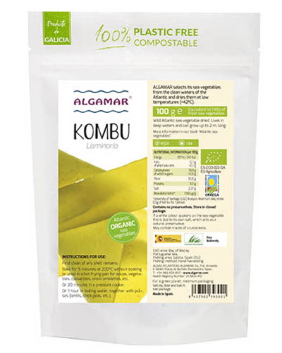 Algamar - Alga Kombu - Laminaria di Probios, 100 grammi 